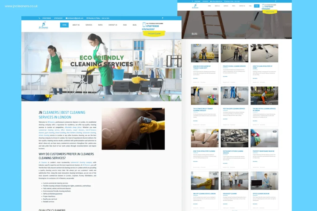 JN Cleaners case studies