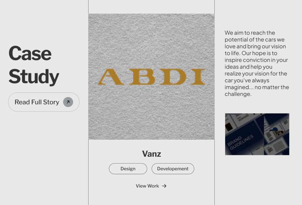 Abdi design case studies